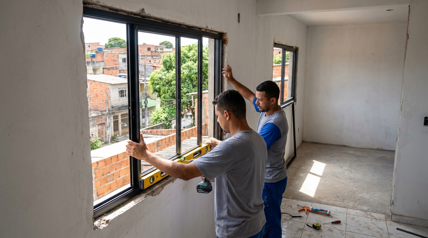 Produção de Portas e Janelas em Suzano‑SP