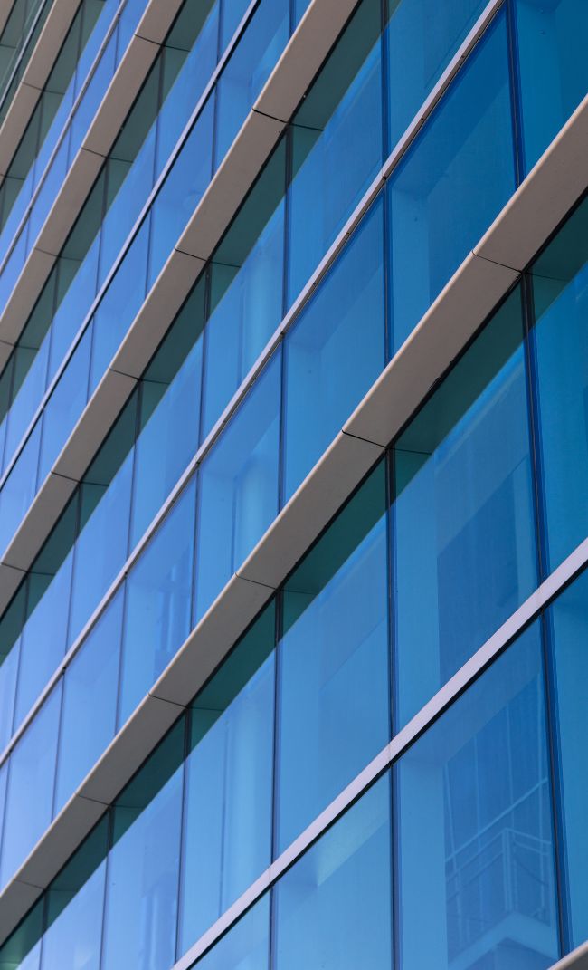 fachada de vidro em Suzano